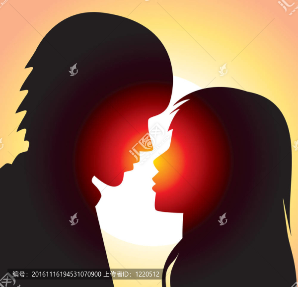 年輕的男人和女人
