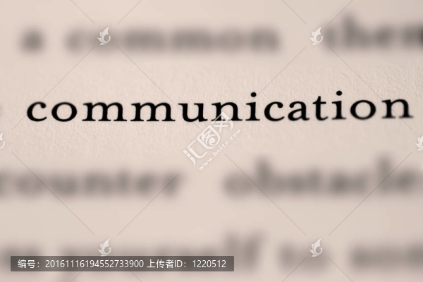 文本中的文字通信