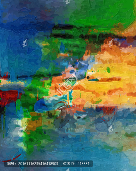 玄關(guān)端景抽象畫