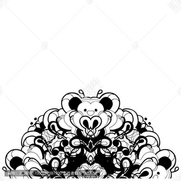 黑白抽象圖形設(shè)計(jì)