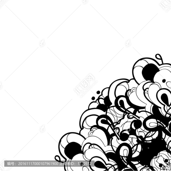 黑白抽象圖形設(shè)計