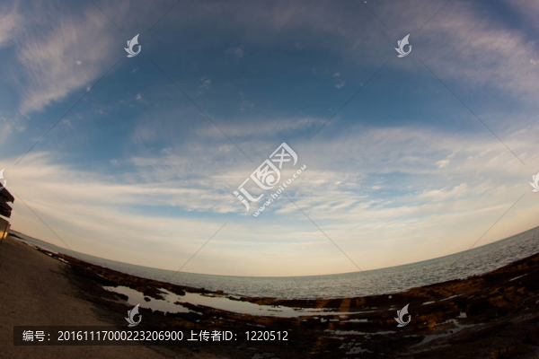 在魚眼馬爾薩阿拉姆紅海灘觀
