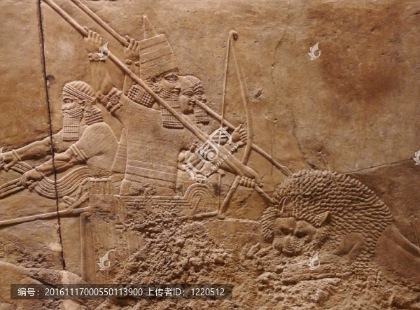 古代亞述人的壁畫