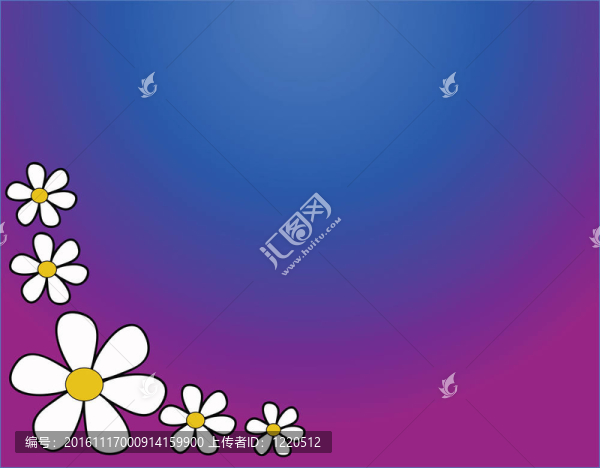 背景的花