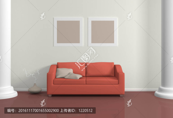 現(xiàn)代室內(nèi)構(gòu)圖。
