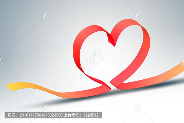帶紅色的心