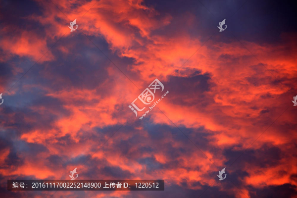 日落的天空