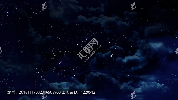 星空背景下的美麗夜空