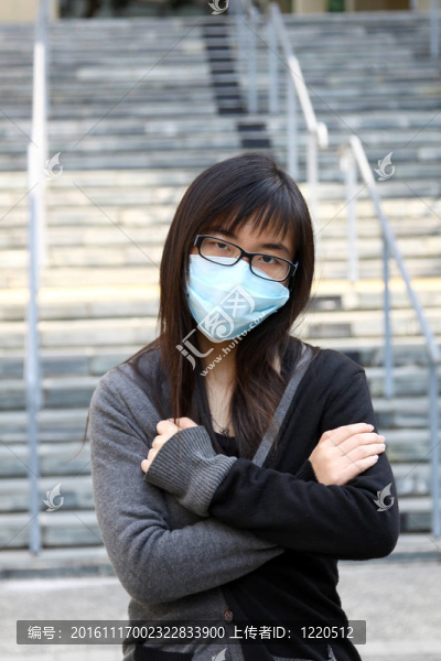 亞洲女病人
