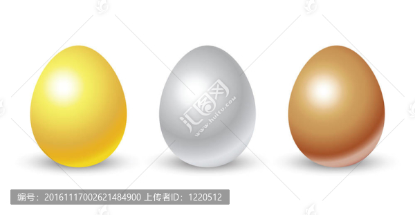 金；銀和青銅蛋