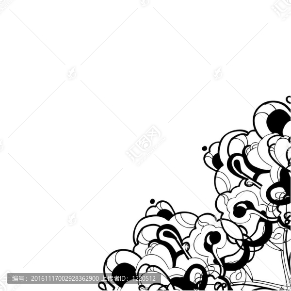 黑白抽象圖形設(shè)計(jì)