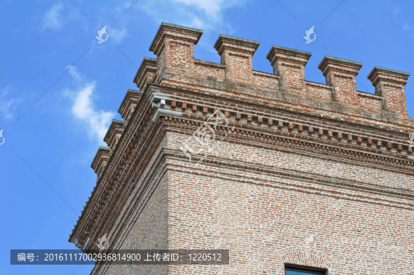 城堡Mesola。Emilia,Romagna。意大利.