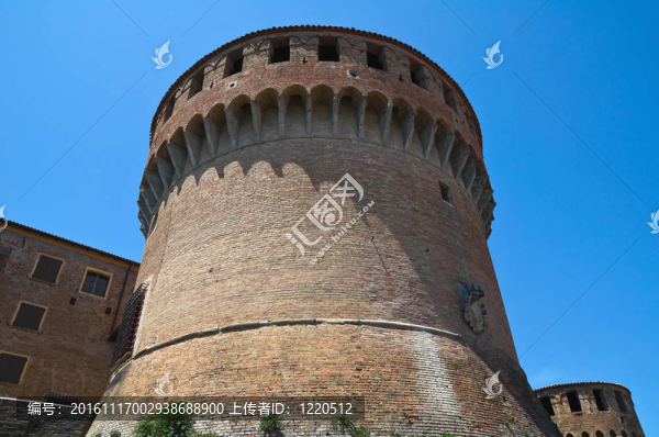 斯福爾扎城堡。多扎。Emilia,Romagna。意大利.