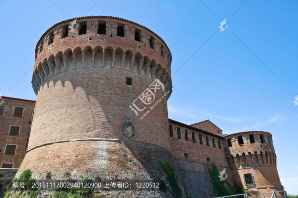 斯福爾扎城堡。多扎。Emilia,Romagna。意大利.