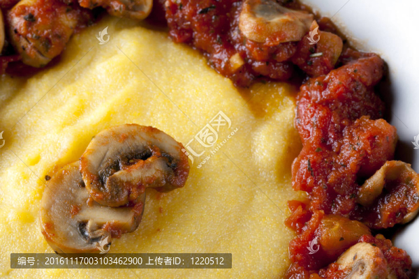 玉米粥晚餐垂直