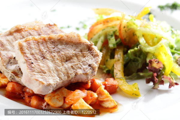新鮮肉沙拉