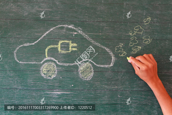 黑板環(huán)保車。