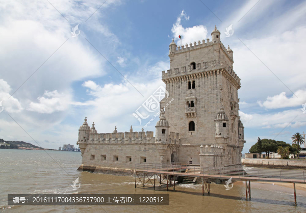 Torre,de,Belem在葡萄牙里斯本