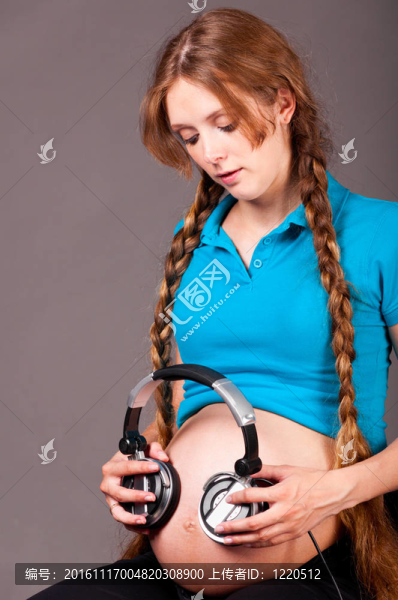 懷孕的女人