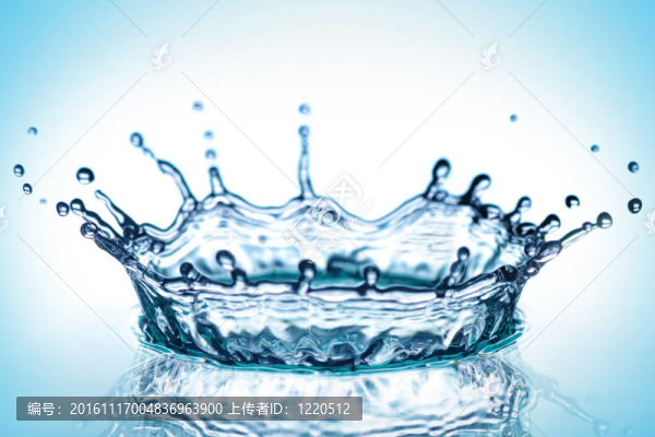 美麗的水花