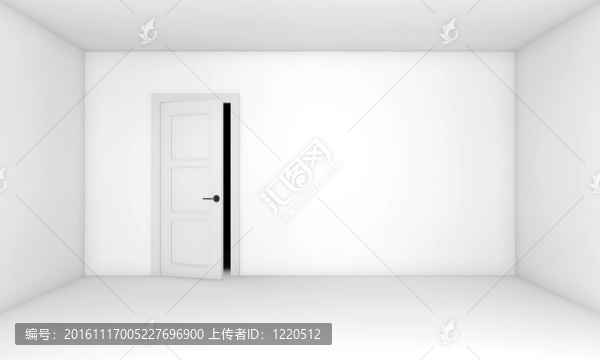 空蕩蕩的房間