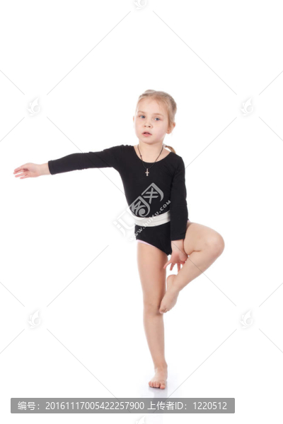 體操運動的女孩