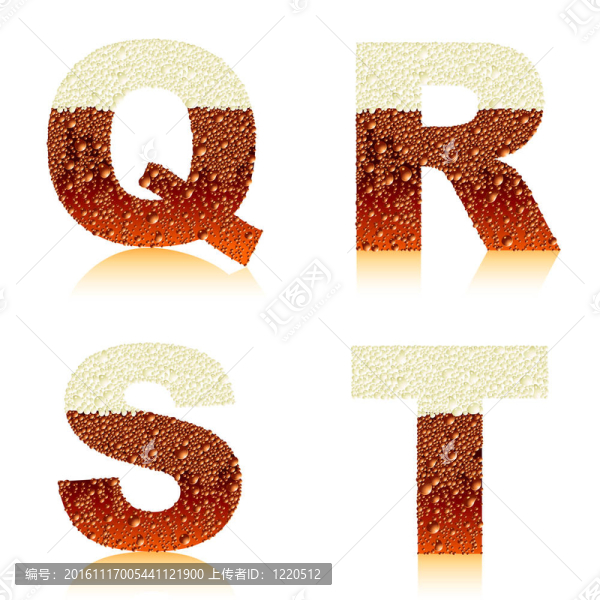 字母QRST黑啤酒
