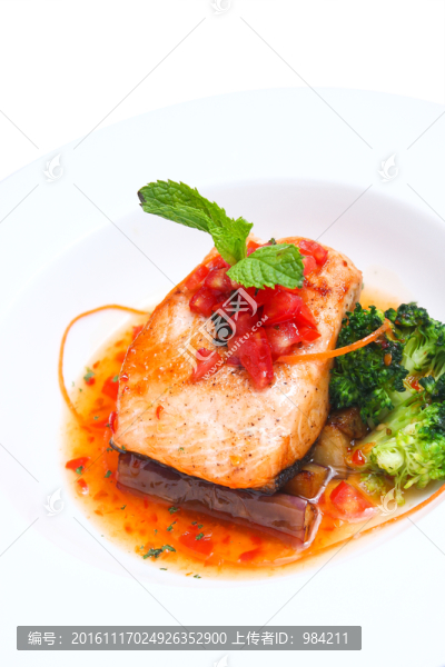 煎鱈魚