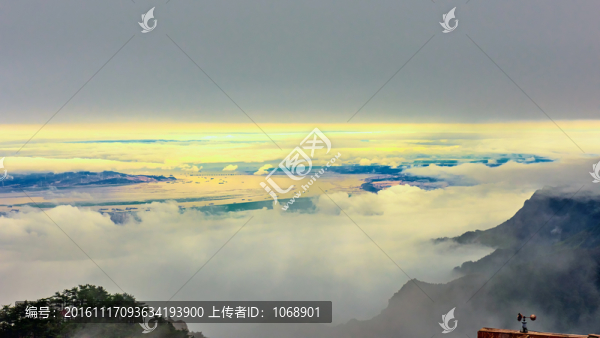 含鄱口遠眺鄱陽湖