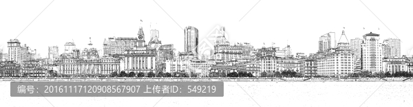 上海老建筑線描,未分層