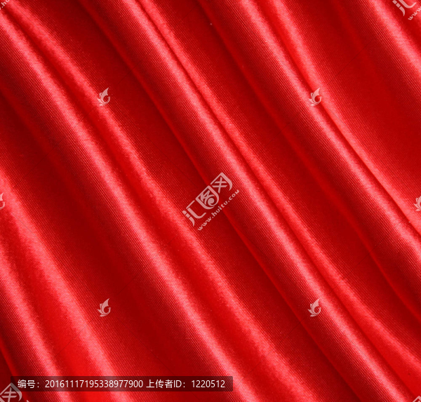 以光滑的紅絲為背景