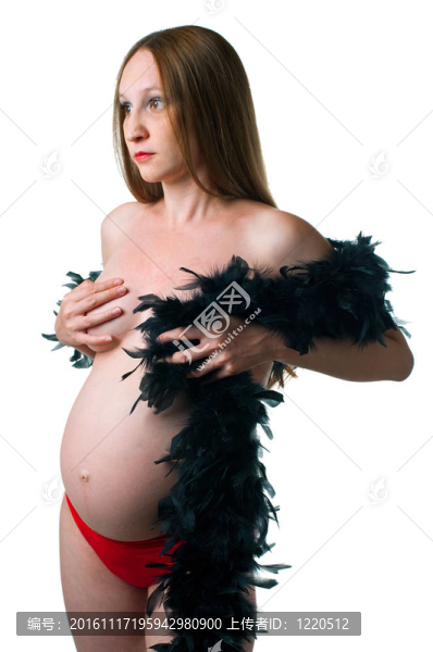 孕婦和黑蟒