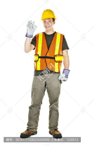 快樂的建筑工人