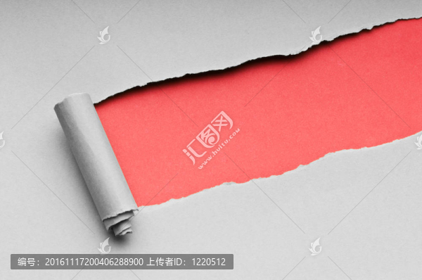 撕裂的紙與空間為您的信息