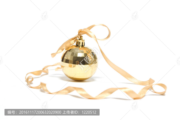 白色圣誕球