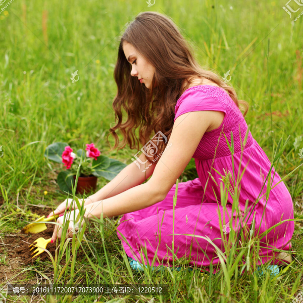 女孩成長(zhǎng)的花朵