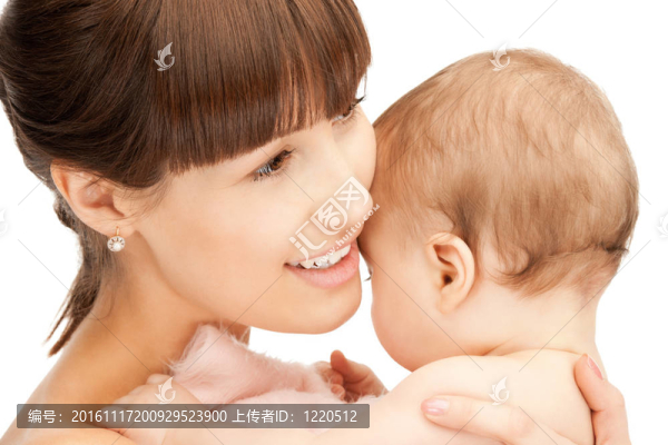 可愛的母親與可愛的嬰兒