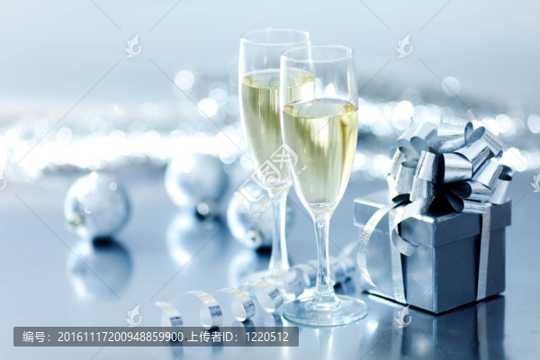 銀色圣誕卡