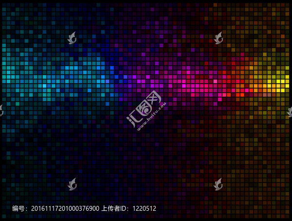 多色抽象燈迪斯科背景