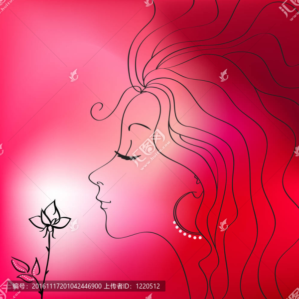 美女剪影
