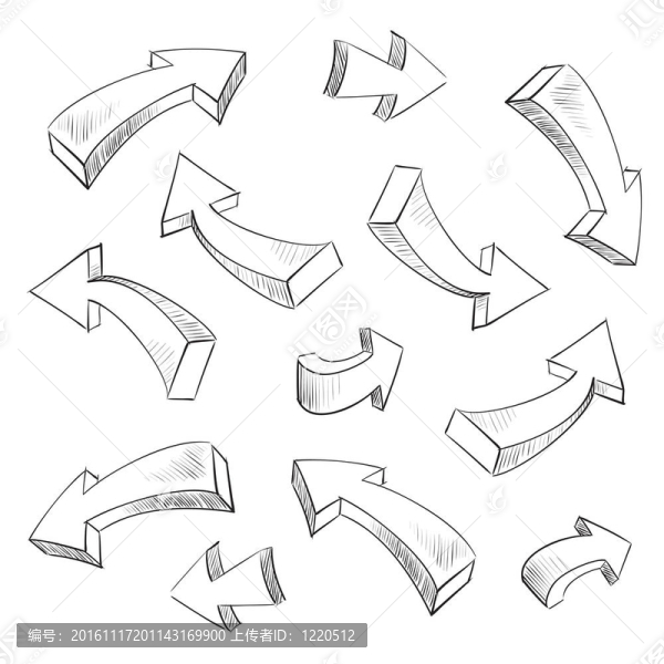 3D粗略的設(shè)計(jì)元素集圖