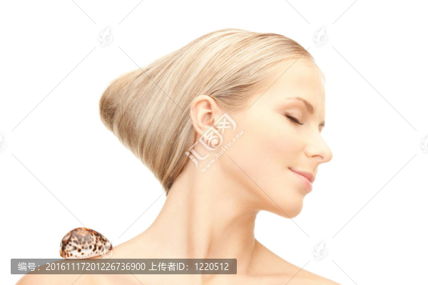 美麗的女人與貝殼