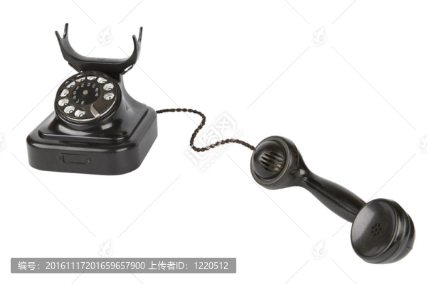 老式的黑色電話