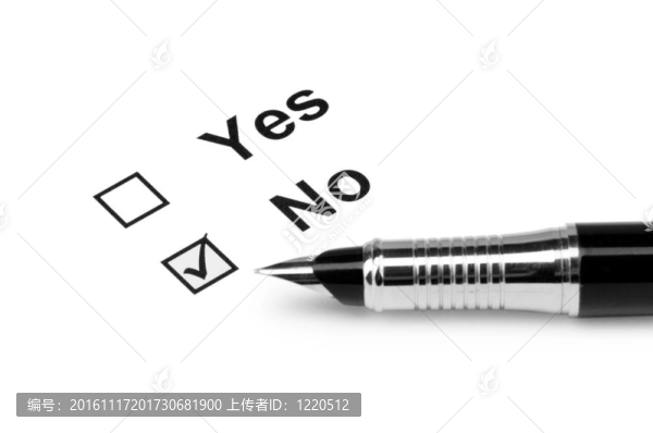 復(fù)選框和筆孤立在白色