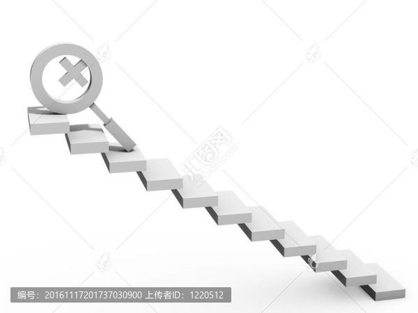臺(tái)階上的放大鏡