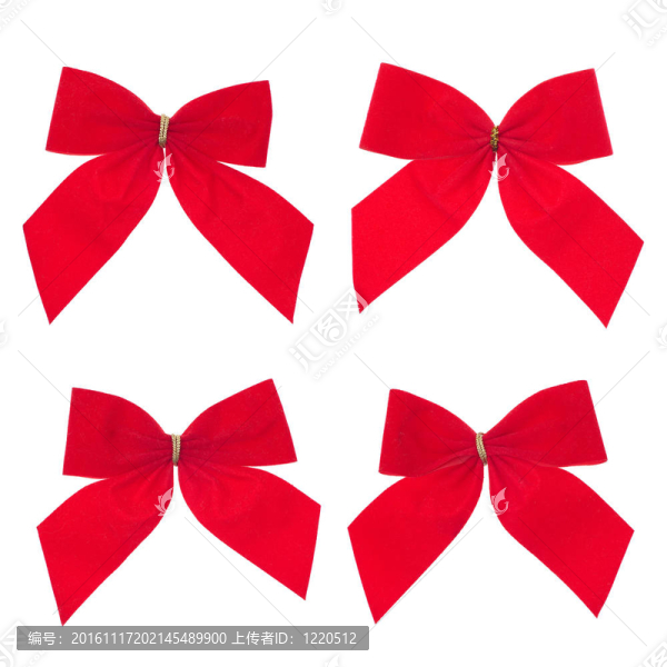 四禮物紅絲帶和蝴蝶結(jié)