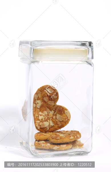 玻璃罐里的餅干