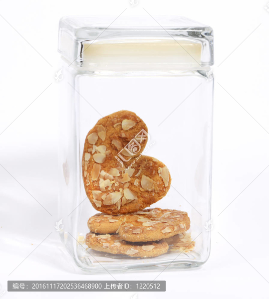 玻璃罐里的餅干