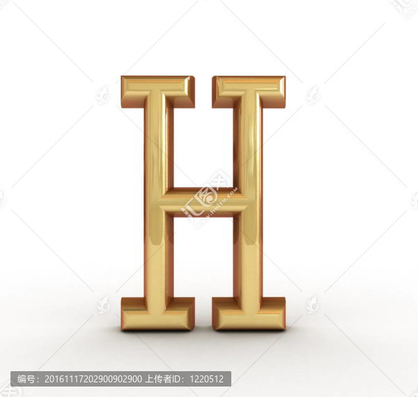 一個金色字母的字母