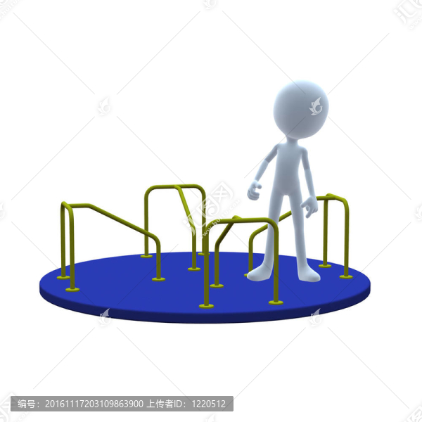 3D家伙旋轉木馬